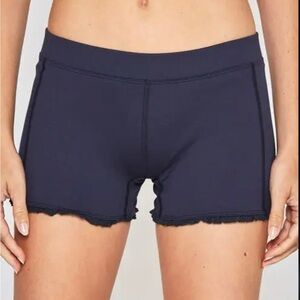 L'Etoile Sport Lace Trim Short - Navy